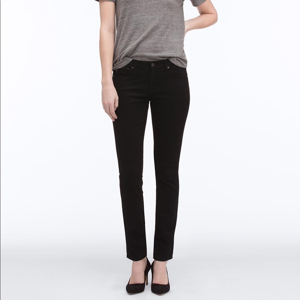 AG Stilt Black Skinny Jeans